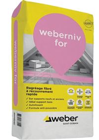 Photo du produit Ragr�age � s�chage et recouvrement rapide WEBERNIV FOR