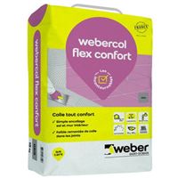 Photo du produit Mortier-colle pour carrelage (C2 SI G) WEBER.COL FLEX CONFORT