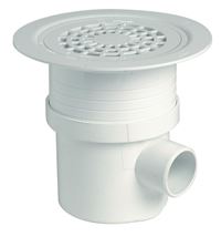 Photo du produit Siphon de sol PVC blanc SITAR