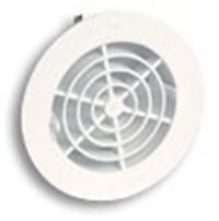 NICOLL Grille d'intrieur ronde plastique blanc FATM