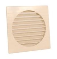 NICOLL Grille d'extrieure ronde plastique sable GETM