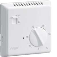 HAGER TA SAILLIE | Thermostat saillie avec entre fil pilote