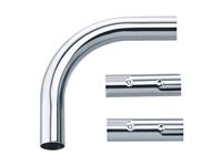 PELLET Coude et 2 manchons d'assemblage pour porte-rideaux