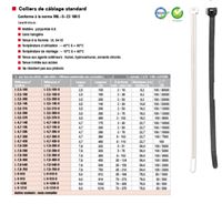 Photo du produit colliers de cblage