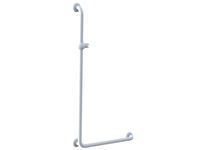 PELLET Barre de douche  en L modle Polyalu, Blanc