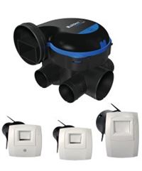 ALDES VMC hygrorglable EasyHome Hygro Premium MW + bouches BAHIA Curve Elec