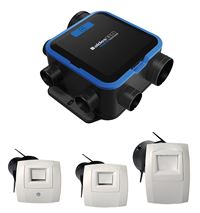 ALDES VMC hygrorglable EasyHome Hygro Compact Premium MW + bouches BAHIA Curve Elec