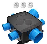 ATLANTIC CLIM VENTIL Kit VMC hygrorglable piles Hygrocosy T3/T7 Hygro B avec 3 bouches