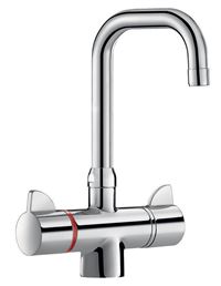 DELABIE Mitigeur thermostatique de lavabo SECURITHERM 