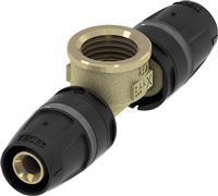 Photo du produit T femelle TECElogo-Push laiton