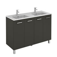 Photo du produit Ensemble meuble (120 cm) SAPHIR SLIM avec portes