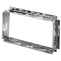 Photo du produit Contre-cadre de montage F4 en acier galvanis pour grille murale