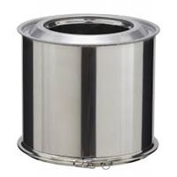 POUJOULAT ELEMENT DROIT INOX/INOX