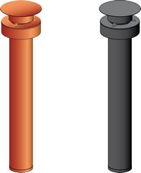 Photo du produit Terminal vertical PGI (diam�tre100/150) 