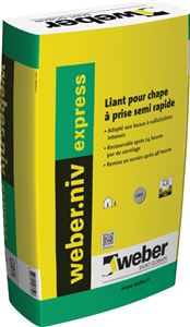 WEBER Niv express- liant pour chape - Sac de 25 kg