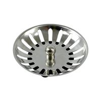 Photo du produit Panier bouchon manuel inox pour bonde  90mm