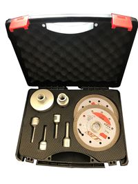 CARESO Coffret trpan  sec diamtres 6, 8, 10, 12,  35, 68  +  2 disques ultrafins diamtre 125 mm