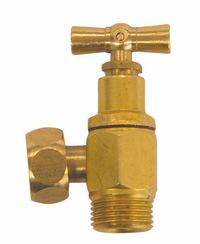Photo du produit Robinet d'arr�t �querre laiton ou chrom�