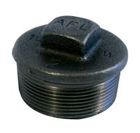 Sanitaire-distribution Bouchon fonte noire mle