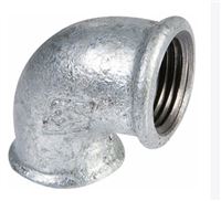 Sanitaire-distribution Coude 90 fonte galva FF