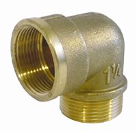 Sanitaire-distribution Coude 90 laiton  visser MF