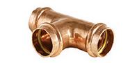 Sanitaire-distribution Raccord t gal cuivre  sertir gaz
