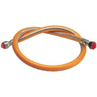 Sanitaire-distribution Flexible gaz inox Tubinox butane/propane  embouts mcaniques