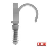 Sanitaire-distribution Collier cheville RAMCLIP gris simple