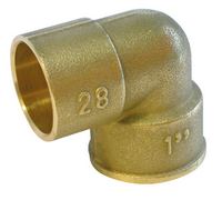 Sanitaire-distribution Coude 90 GCU Femelle  Visser - Laiton - Rsistant  la Corrosion