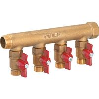 Photo du produit Collecteur MF 20x27  vannes d'arrt 15x21 pr-montes