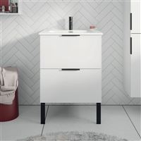 DOMAO - ECOWATER Meuble sous vasque 2 tiroirs (880 mm)
