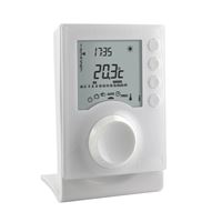 DELTA DORE Thermostat d'ambiance sans fil programmable pour chauffage central TYBOX 1137
