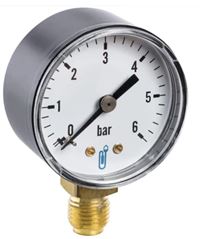 Photo du produit Manom�tre radial � boitier ABS sec raccord vertical