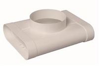 Photo du produit T minigaine mixte vertical pour bouche diamtre 125 mm