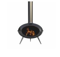 Photo du produit POELE A BOIS FONTE BRIO RACCORDABLE 7KW 