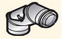 Photo du produit INOX D.80/125 - COUDE DE VISITE 90� - DB86