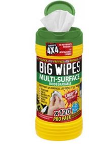 Photo du produit Tube de 120 lingettes multi-surfaces