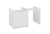 Photo du produit MEUBLE BAS CLASSIK EN MELAMINE BLANC 16MM, 1 PORTE POUR CUISINETTE 120 CM