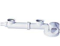 Photo du produit Siphon gain de place, pour �vier 2 bacs - ESPACE