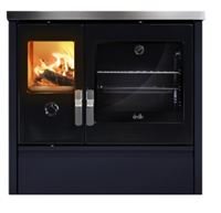Photo du produit CUISINIERE BOIS MELISSE 90 HYDRO BLEU NUIT 13KW-DONT 5 KW EA