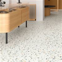 Photo du produit Carrelage sol /mur intrieur effet pierre TERRAZZO 80x80 cm