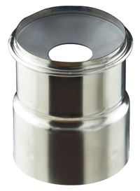 Photo du produit Adaptateur air tanche  membrane conduit flexible -  PGI pour poles  Pellets