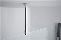 Photo du produit Kit de fixation plafond pour paroi de verre 6 et 8 mm