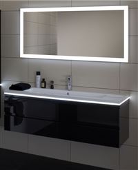 SANIJURA Miroir REFLET LUZ avec clairage LED et interrupteur infrarouge et antibue