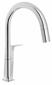 NOBILI Mitigeur vier bec haut avec douchette ACQUAVIVA 