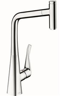 Photo du produit Mitigeur vier METRIS SELECT avec douchette extractible