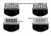 Autre photo du produit Kit grille/cadre avec joint en accordon et siphon intgr KERDI DRAIN