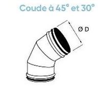 Autre photo du produit Coude  45 Galva