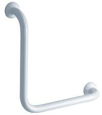 Autre photo du produit Barre coudée aluminium époxy blanc