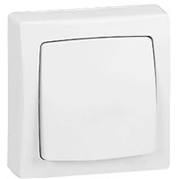 Autre photo du produit Interrupteur va et vient 10A saillie blanc